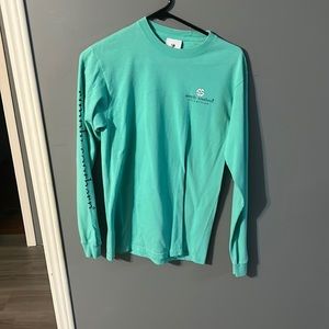 Light Teal Long Sleeved Simply Southern T-Shirt